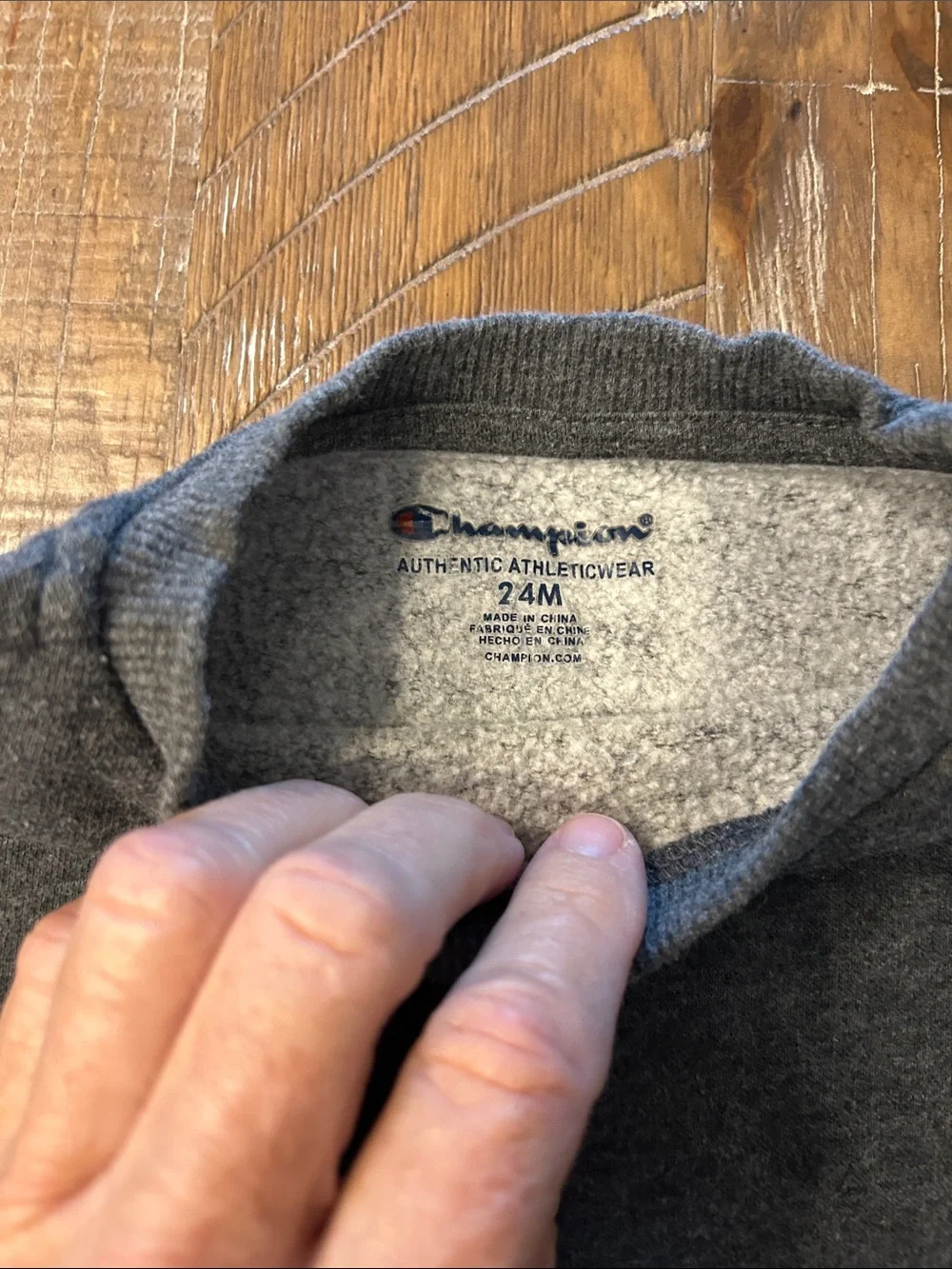 Champion Kids Charcoal Gray Sweatshirt & Joggers Set